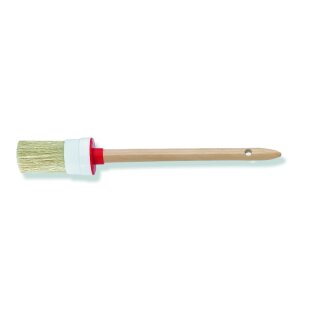 Rundpinsel, Kunststoff Fassung, helle Borste Größe 10er