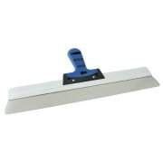 Flächenspachtel Rakel-Softgriff blau rostfrei 400mm