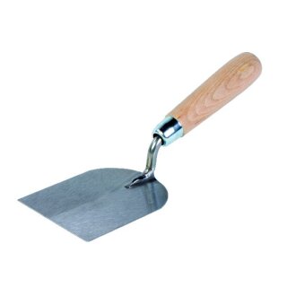 Gipserspachtel Kelle- Stukkateurspachtel 80mm Holzgriff