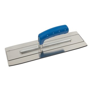 Stukkateurspachtel 80, 100 oder 120mm Softgriff blau