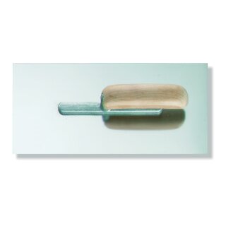 Stahlglätter Glättekelle Holzgriff 280 x130mm rostfrei