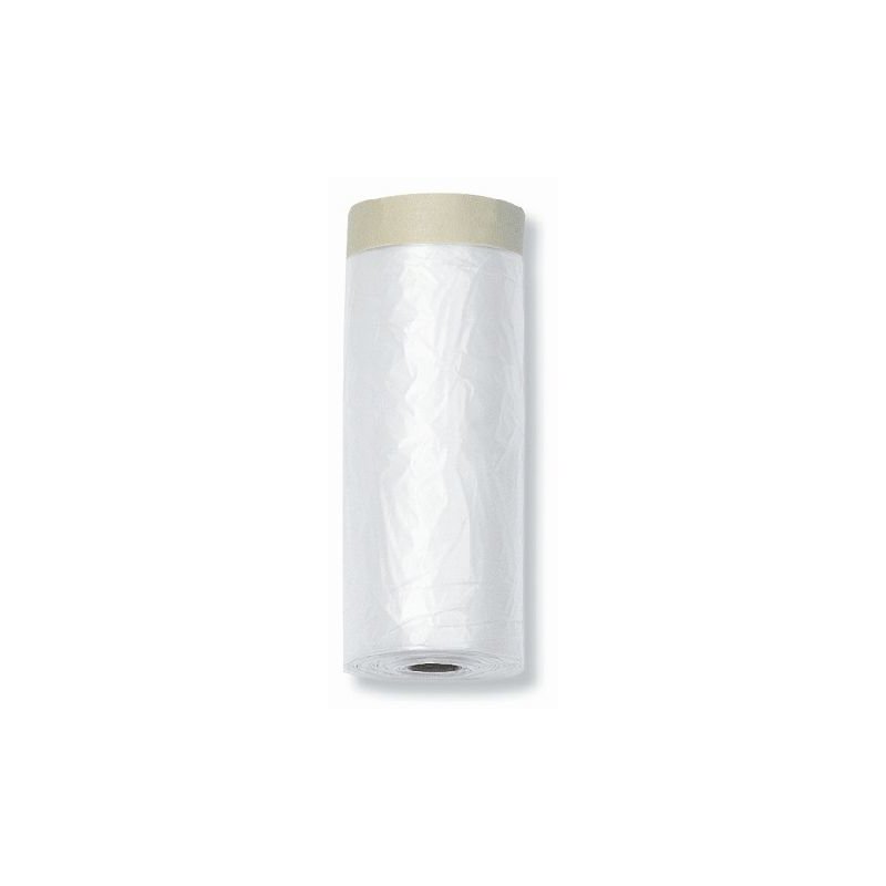 Maler Klebeband Vasalat Abdeckfolie Mit Klebeband 3 Stück 55cm X 20m UV Malerfolie Ab Abklebeband Mit Folie