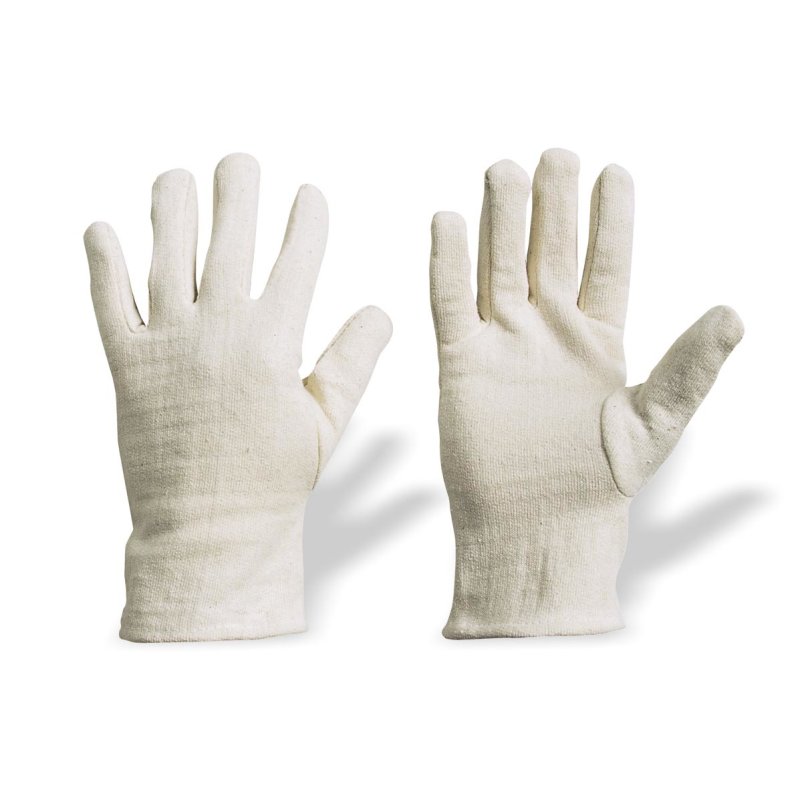 Baumwolle rohweiß Baumwollhandschuhe Jersey Handschuhe