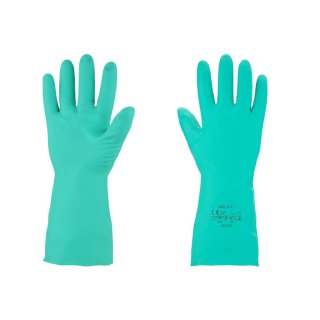 Nitrilhandschuhe Chemikalienschutz Handschuhe grün 9 / L