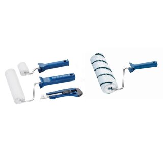 Malerset Tapezierset Tapezierwerkzeug Rollkleister 4-teilig