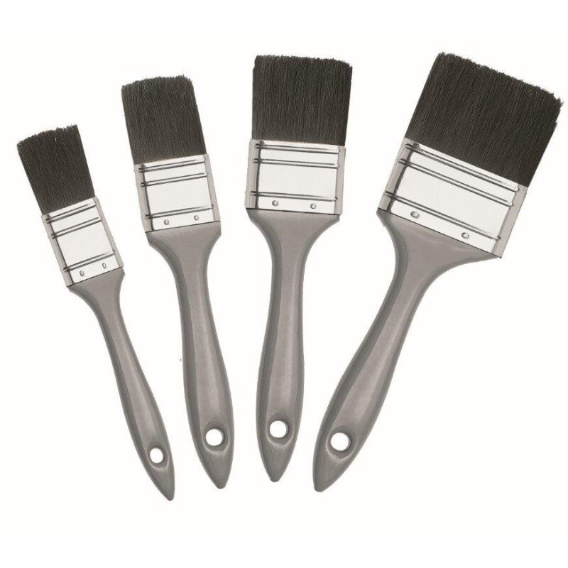 Flachpinsel-Set · 4-teilig