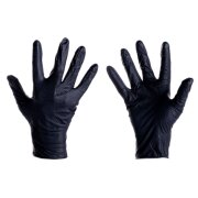 Nitril Einweghandschuhe EdgeGrip Handschuhe schwarz 9 / L