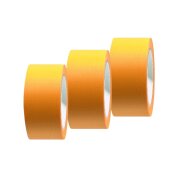 3 Stück Premium Goldband Abklebeband Malerband 48mm...