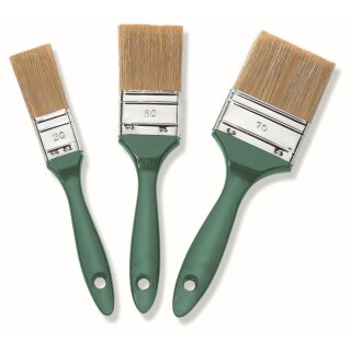 Malerpinsel Flachpinsel Pinselset Lasurpinsel Set 3-tlg