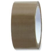 Packband Paketband Klebeband braun 50mm x 66m
